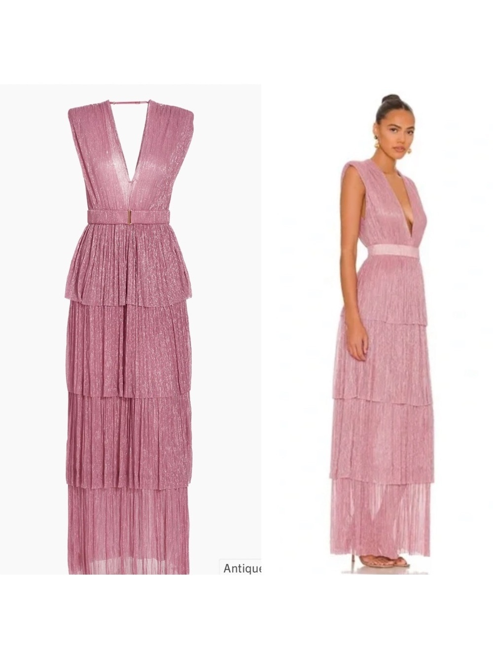 New Sabina Musayev Skylar Gown in Antique Rose